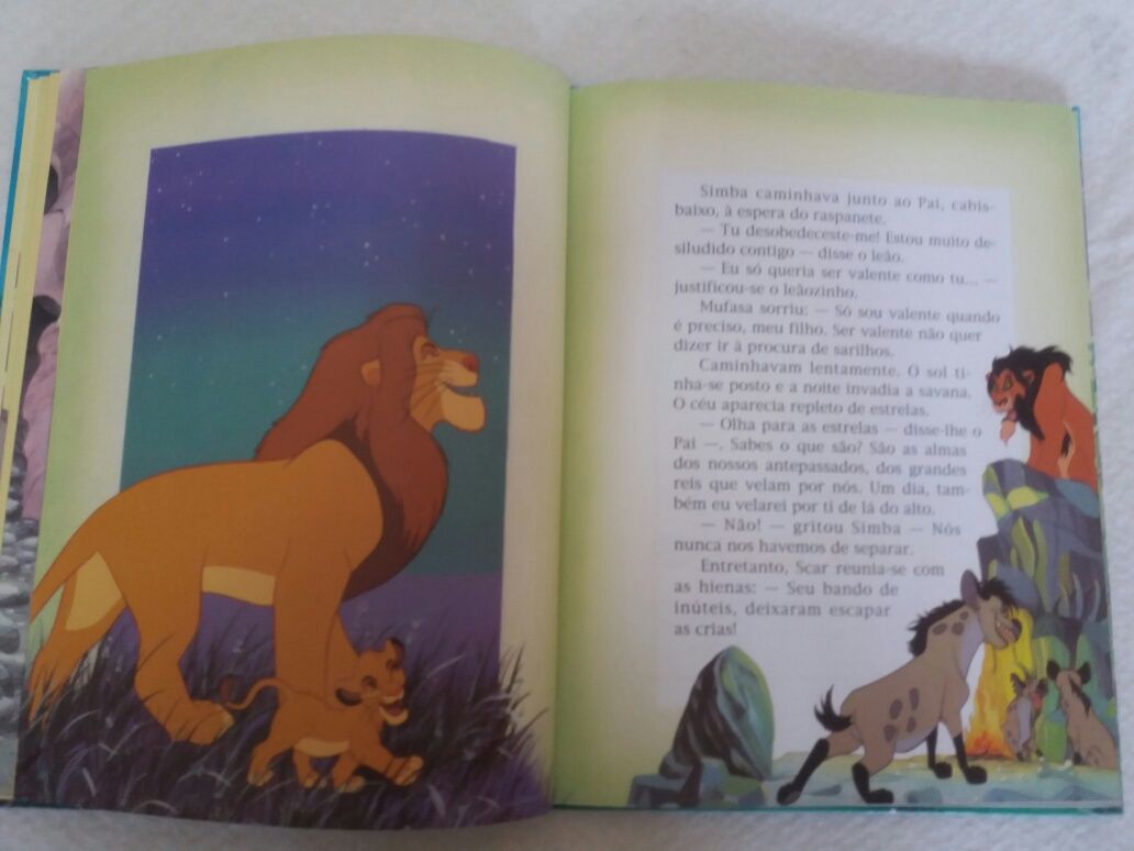 Livro Walt Disney - O Rei Leão (vintage)