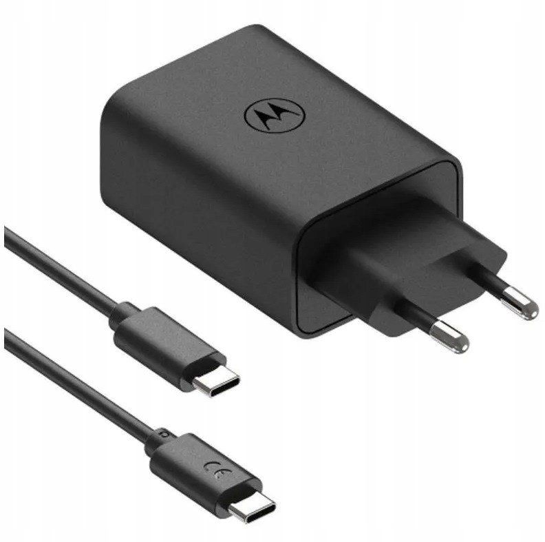 Oryginalna Ładowarka Motorola 50W Duo USB-C + USB-A Turbo-Power