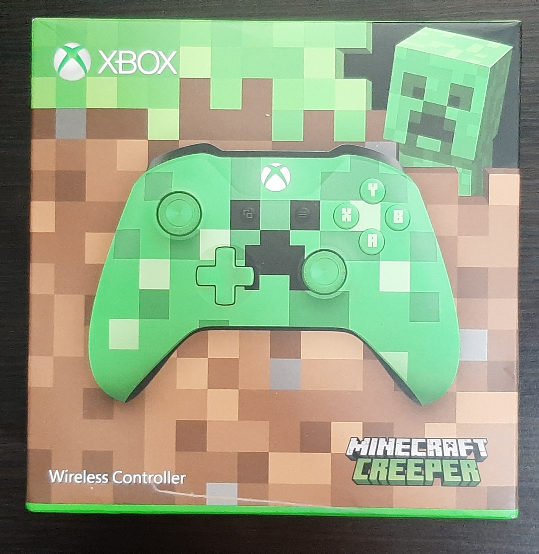 Контроллер Xbox one minecraft creeper edition