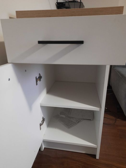 Meble kuchenne Oliwia 180 cm kolor biały mat  Nowe Złożone Meble !!!