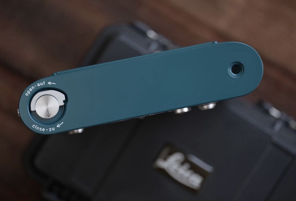 LEICA M3 DS REPINTURA AZUL (CORPO)