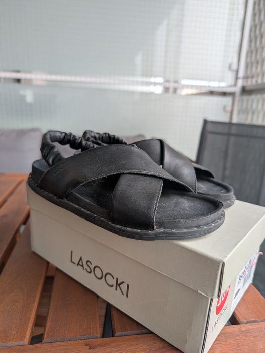 Sandały skórzane damskie Lasocki