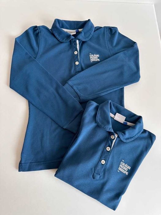 polos manga cumprida CPA 8 anos