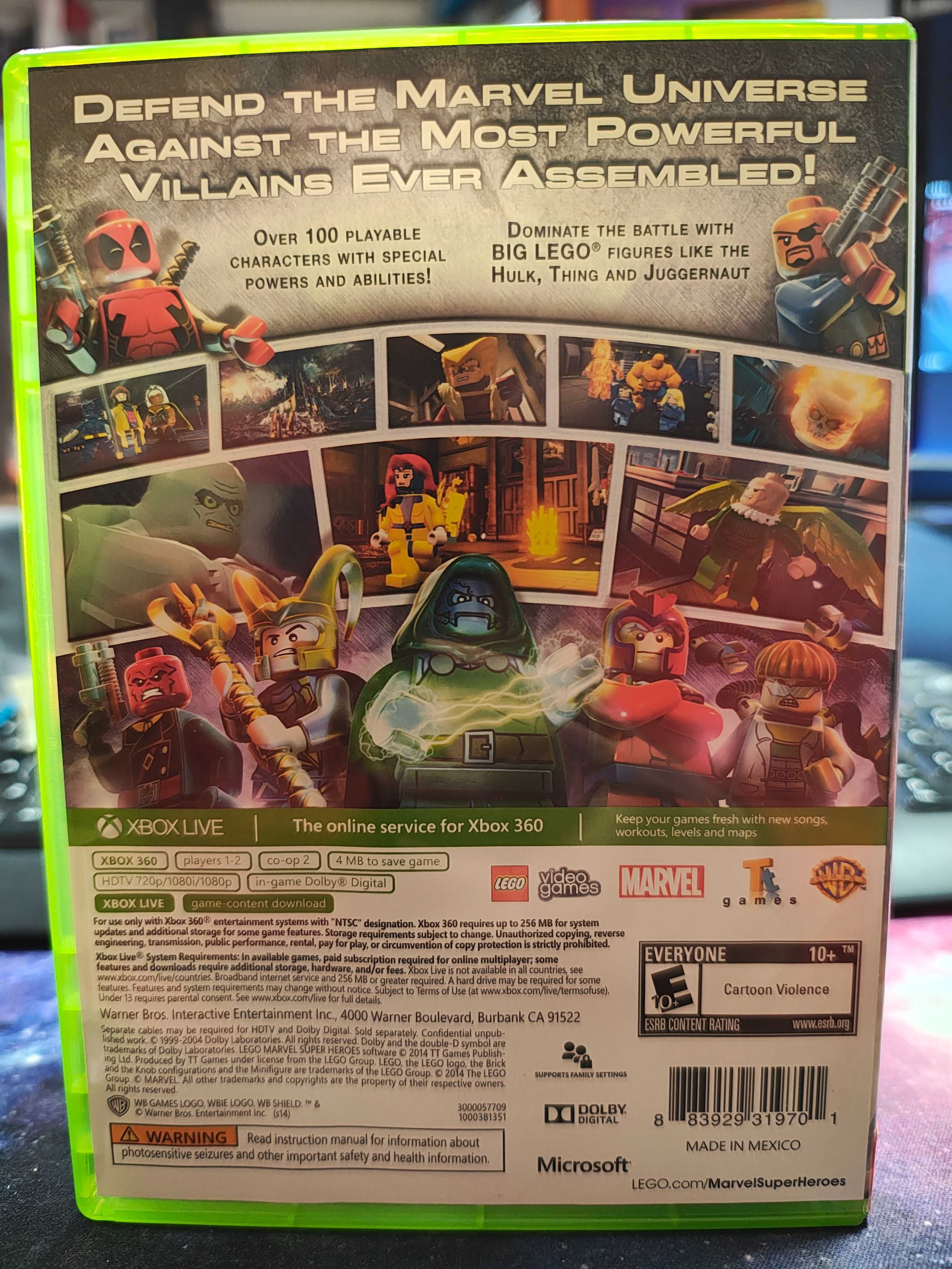 LEGO Marvel Super Heroes Microsoft Xbox 360 NTSC SklepRetroWWA