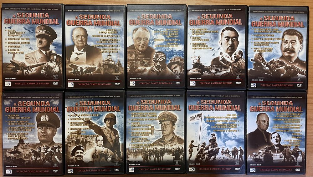 Lote DVDs “A Segunda Guerra Mundial”