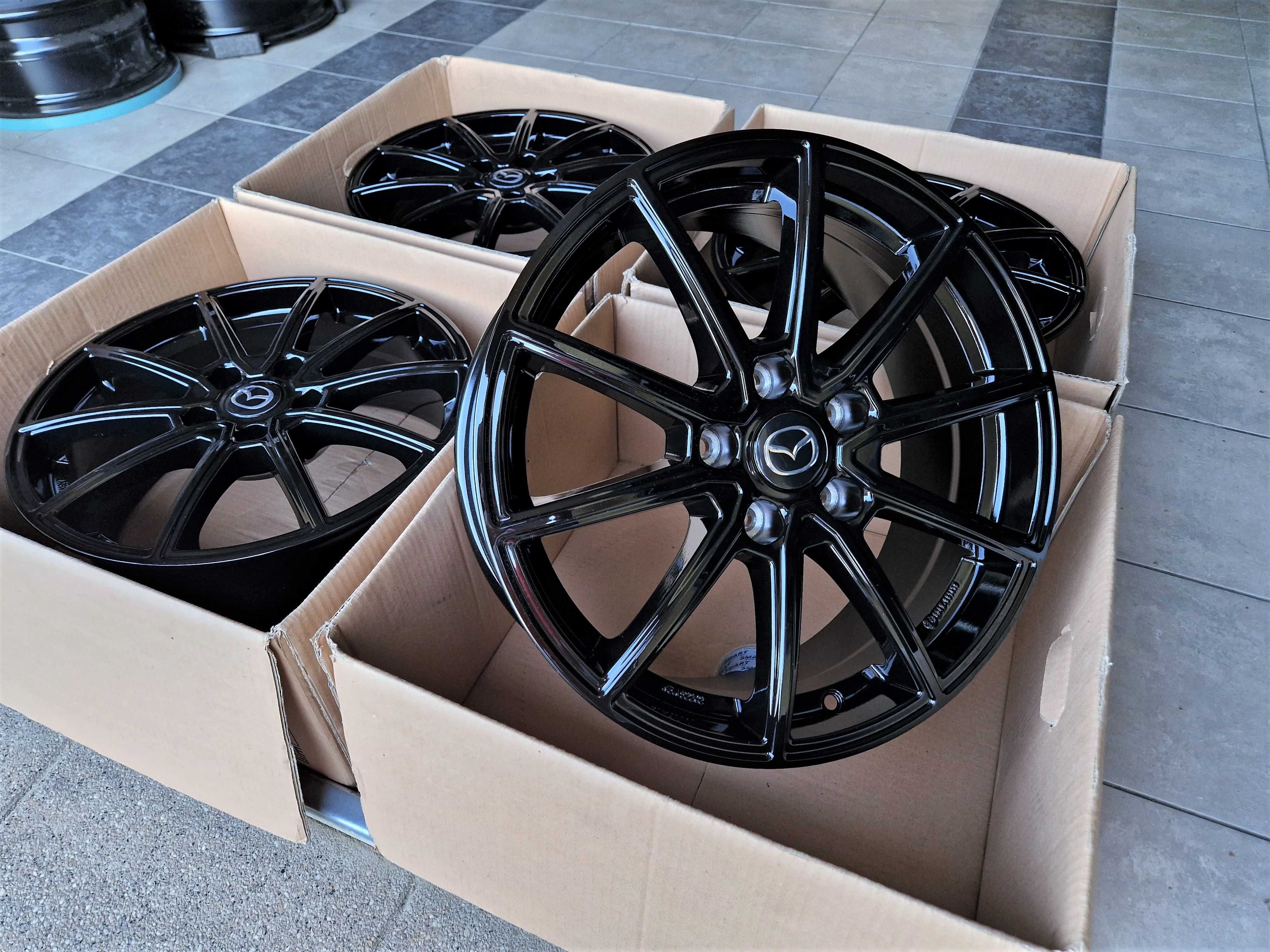 Alufelgi 17 5x114,3 Mazda CX-3 CX-5 CX-7 CX-8 MPV MX-3 MX-5 Czarne 71#