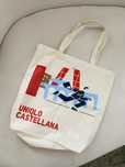 Uniqlo tote bag canvas shopperka torba bawełna zakupowa xl