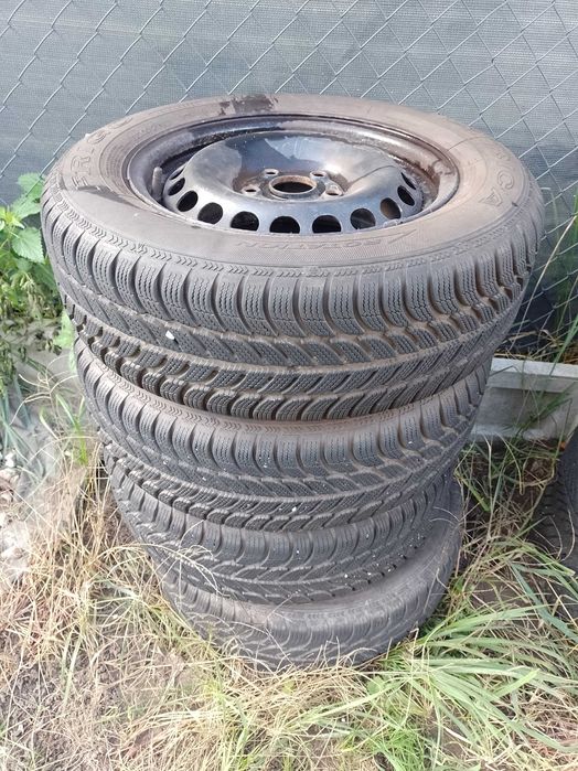 Jak Nowe koła Opony Zimowe 5x112 195/65/15 7.6mm Skoda Seat VW