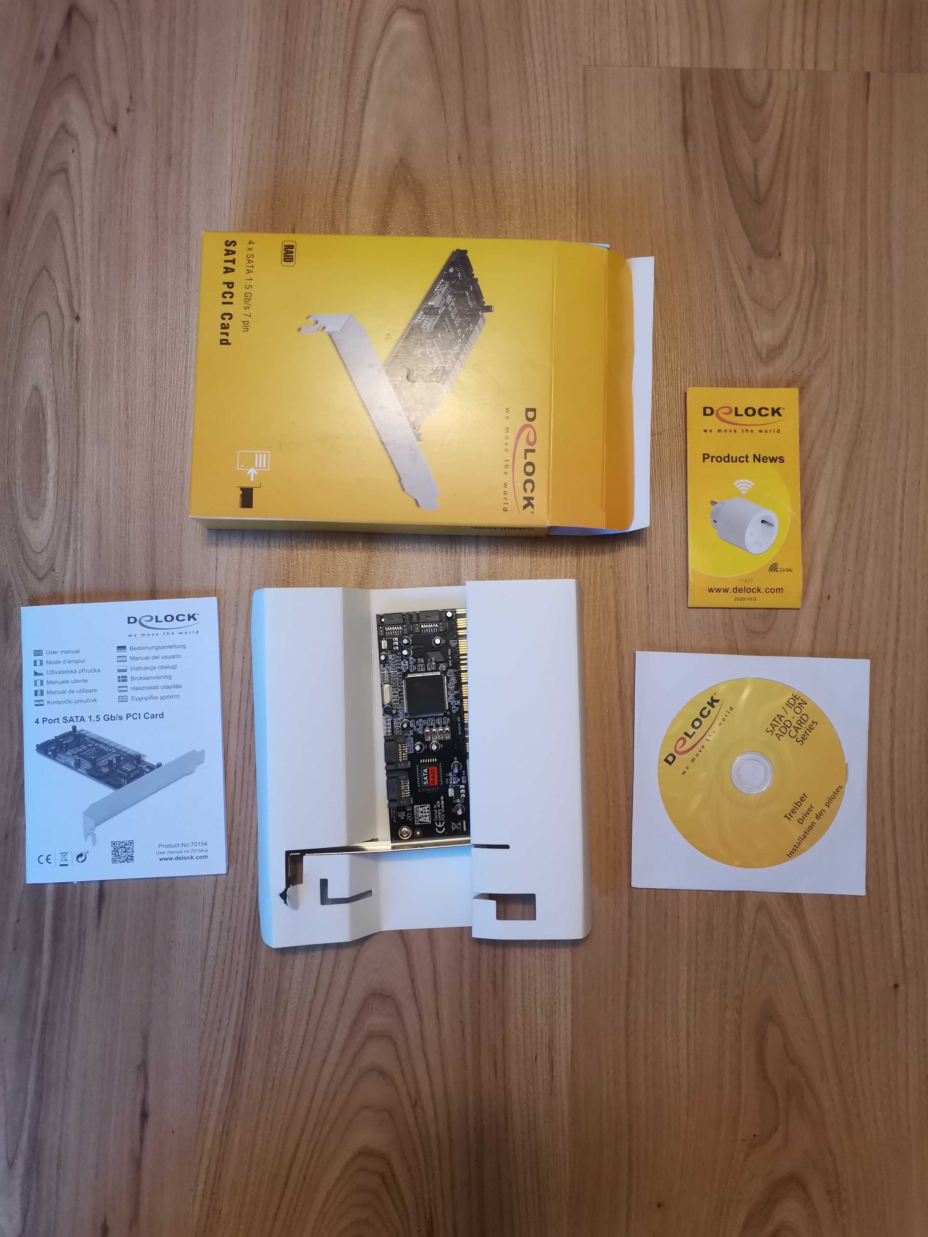 Karta PCI 4x SATA (Delock)