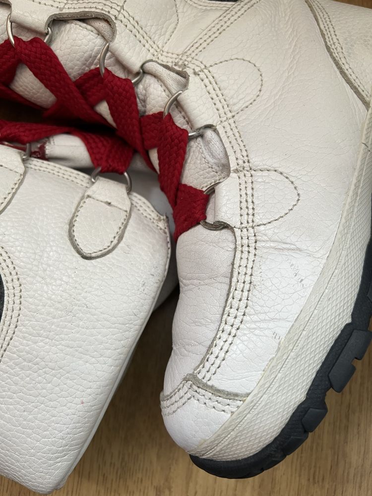 Buty skórzane wysokie kozaki ociepane wiązane tommy hilfiger
