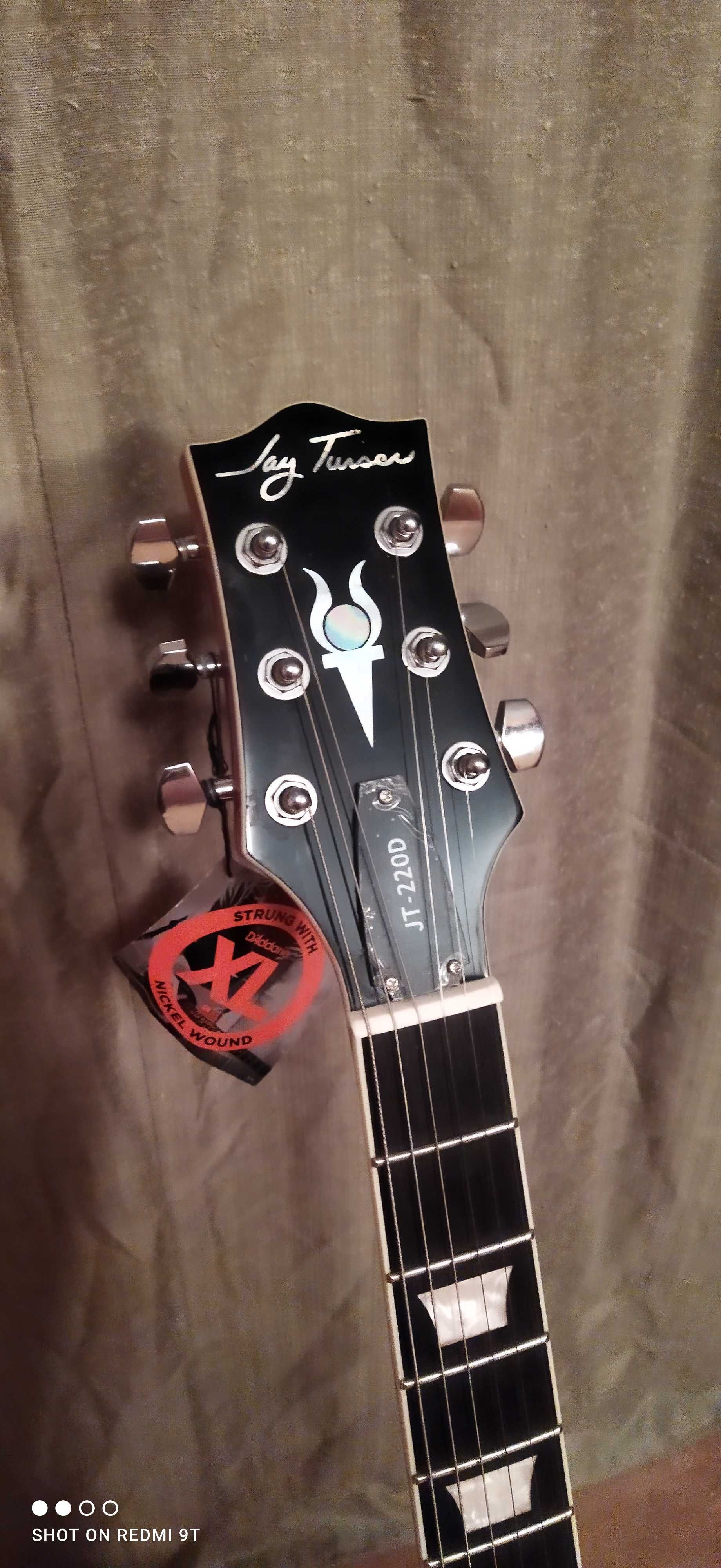 Gitara elektryczna Jay Turser JT-220D TE typu Les Paul