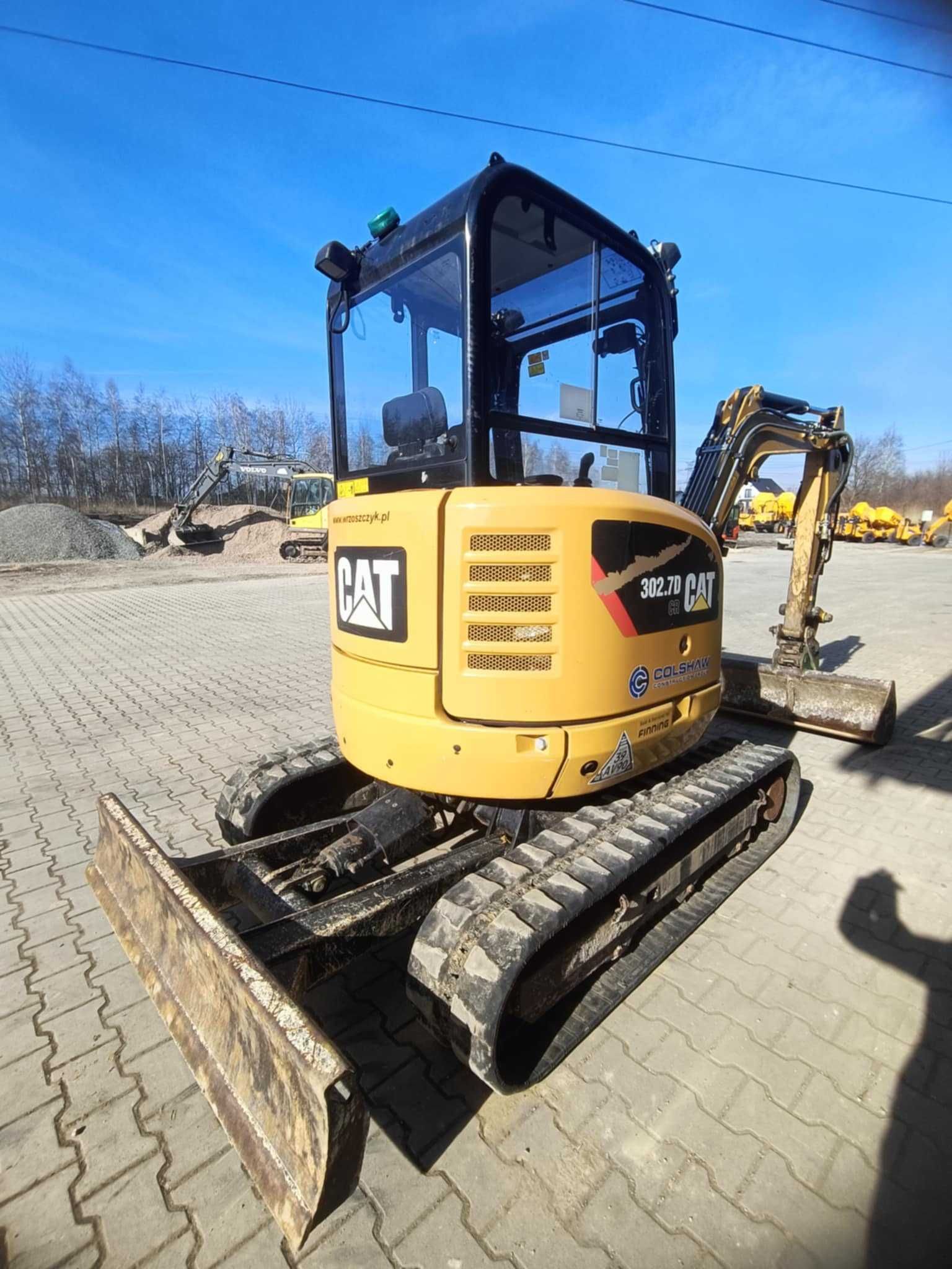 Koparka CAT  302.7 DCR  caterpillar 2019r 3szt łyżek 2230mh  99.500zł