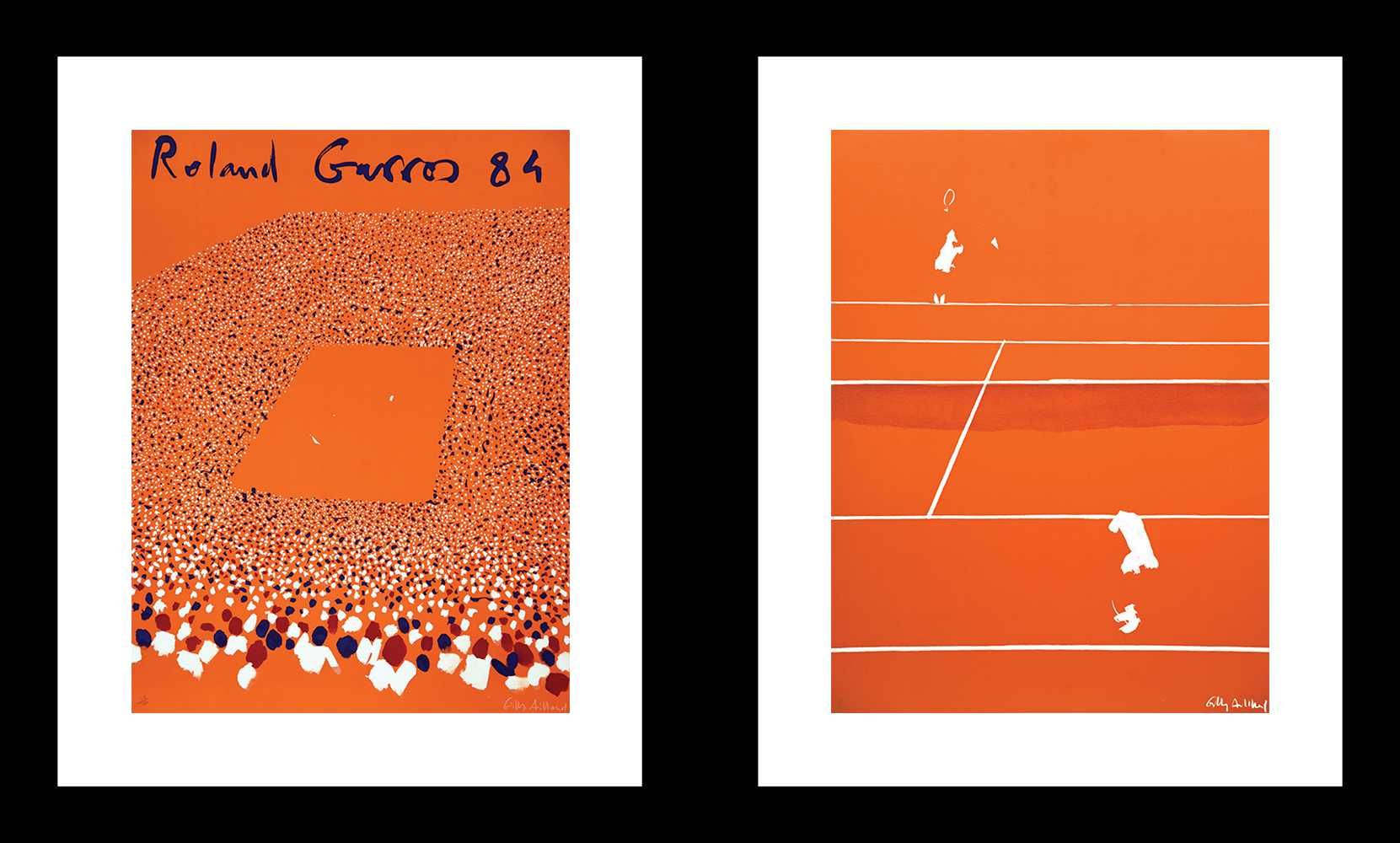 Tenis, plakaty dyptyk 40x50 x 2 sztuki