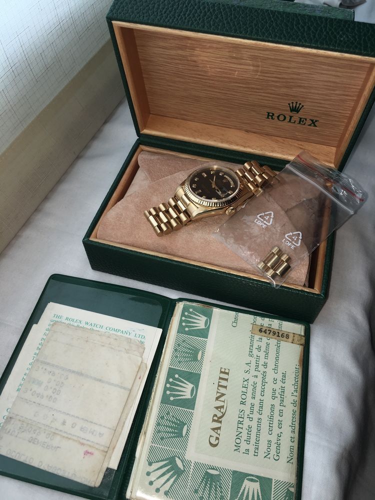 Rolex Day- Date President 18k złoty org. Certyfikat