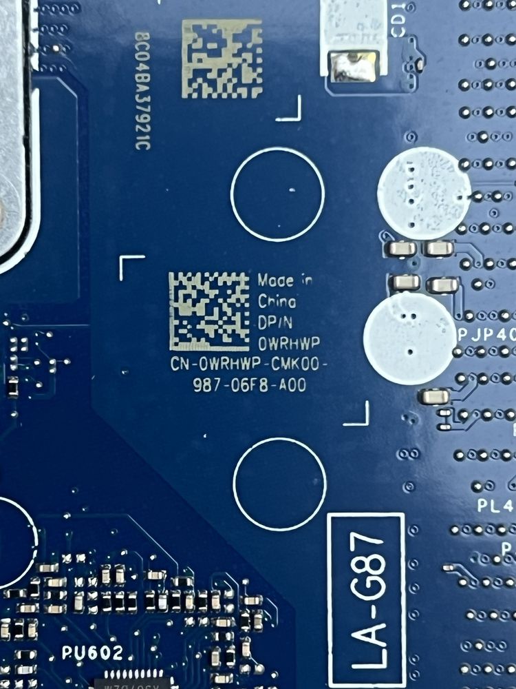 Материнська плата для ноутбука Dell Latitude 7400 i5-8265U