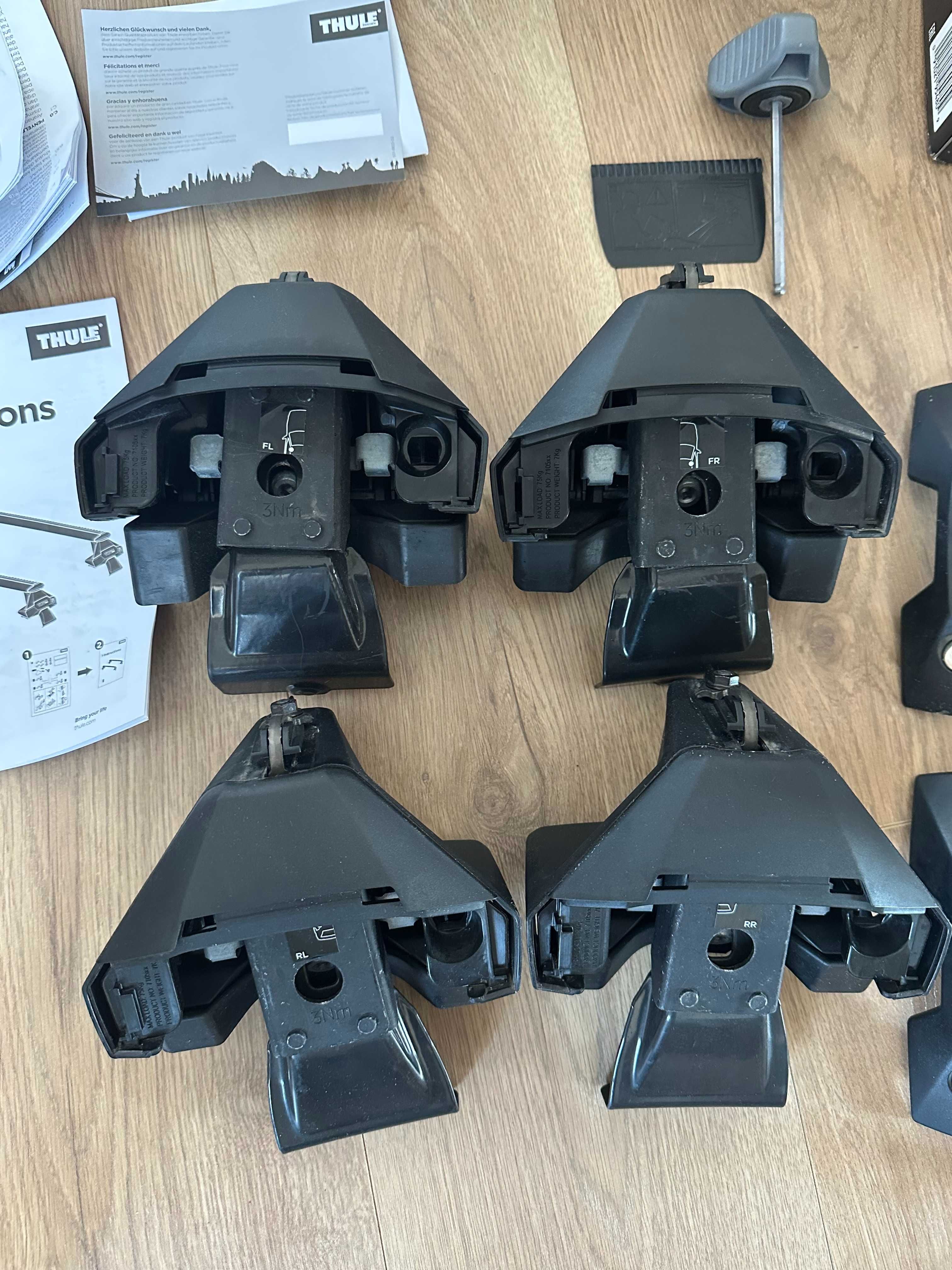 Thule Evo Clamp 7105 + Golf Kit 145010