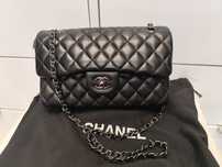 Torebka Chanel Classic Jumbo 255 czarne okucia