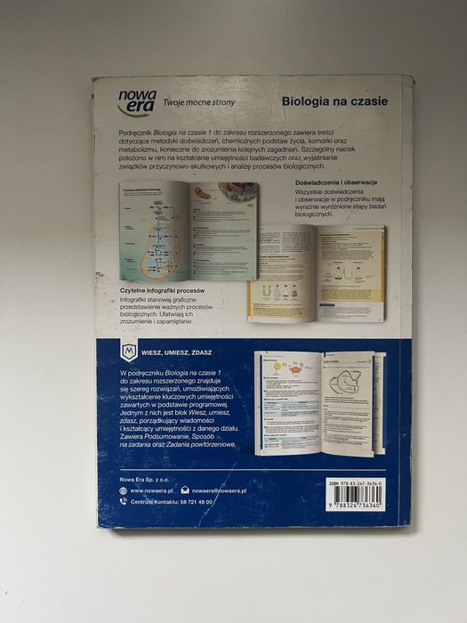 Biologia na czasie 1 poziom rozszerzony
