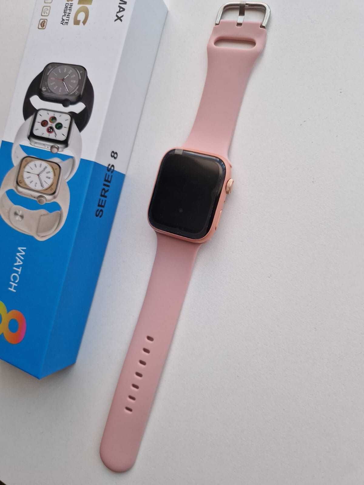 Smartwatch różowy 8