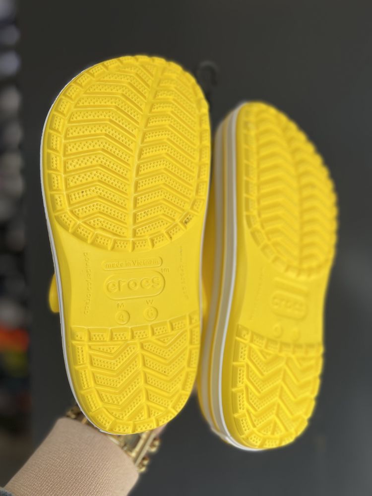 Сабо Крокс Crocband Clog Lemon / White 36