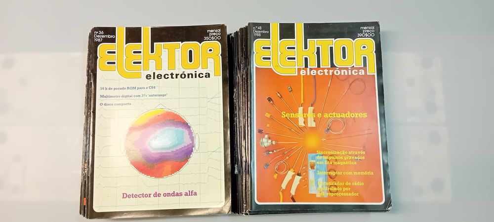 Revistas de eletrónica "Elektor"