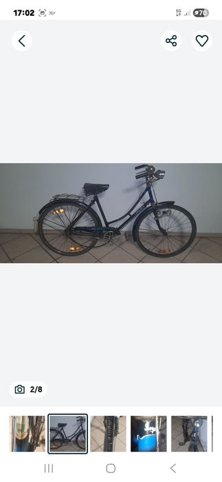 Bicicleta Sangal Longines de luxo