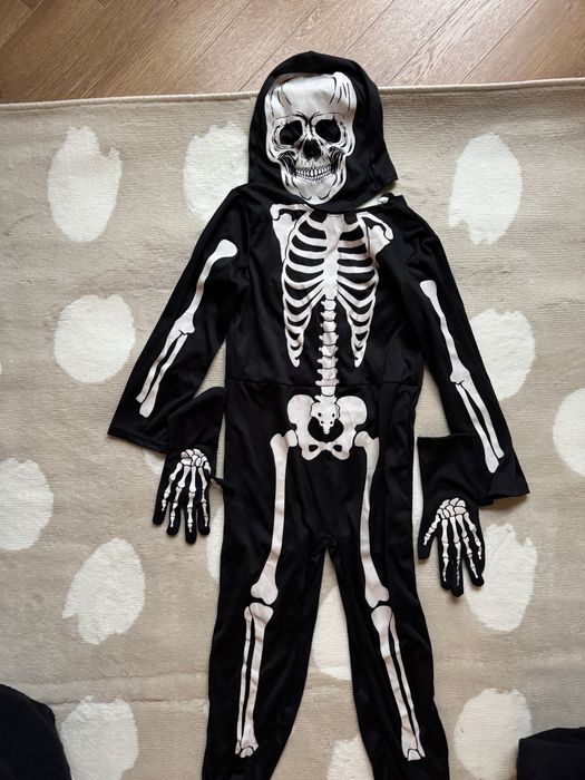 Kostium przebranie szkielet 116