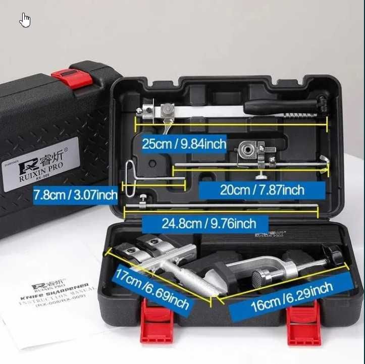 RUIXIN PRO RX 009 Точилка для ножів заточний точильний станок +4камені