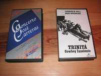 Cassete de VHS - José Carreras e Trinitá Cowboy Insolente