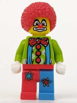 Figurka LEGO col004 circus clown seria 1 Klaun