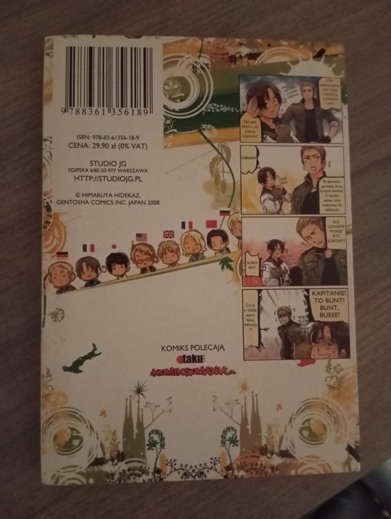 Hetalia Axis Powers 1-4 Unikat