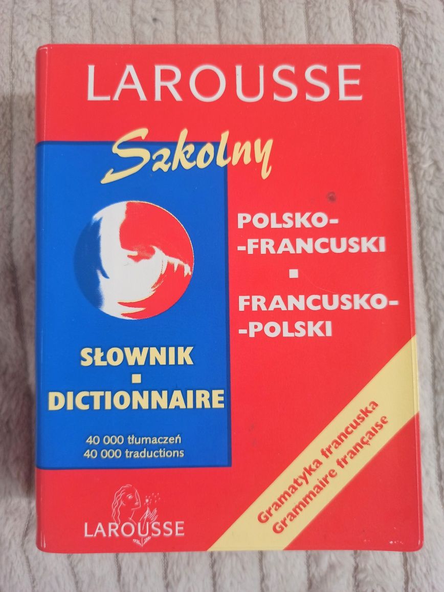 Słownik szkolny polsko-francuski francusko-polski Larousse