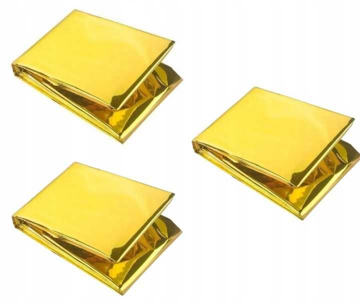 Koc Termiczny Ratunkowy Folia Życia NRC 210x160cm  3 sztuki