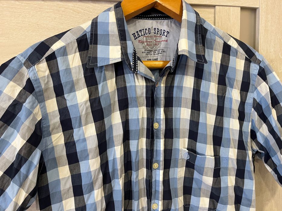 Сорочка Hatico sport з коротким рукавом розмір L оригінал