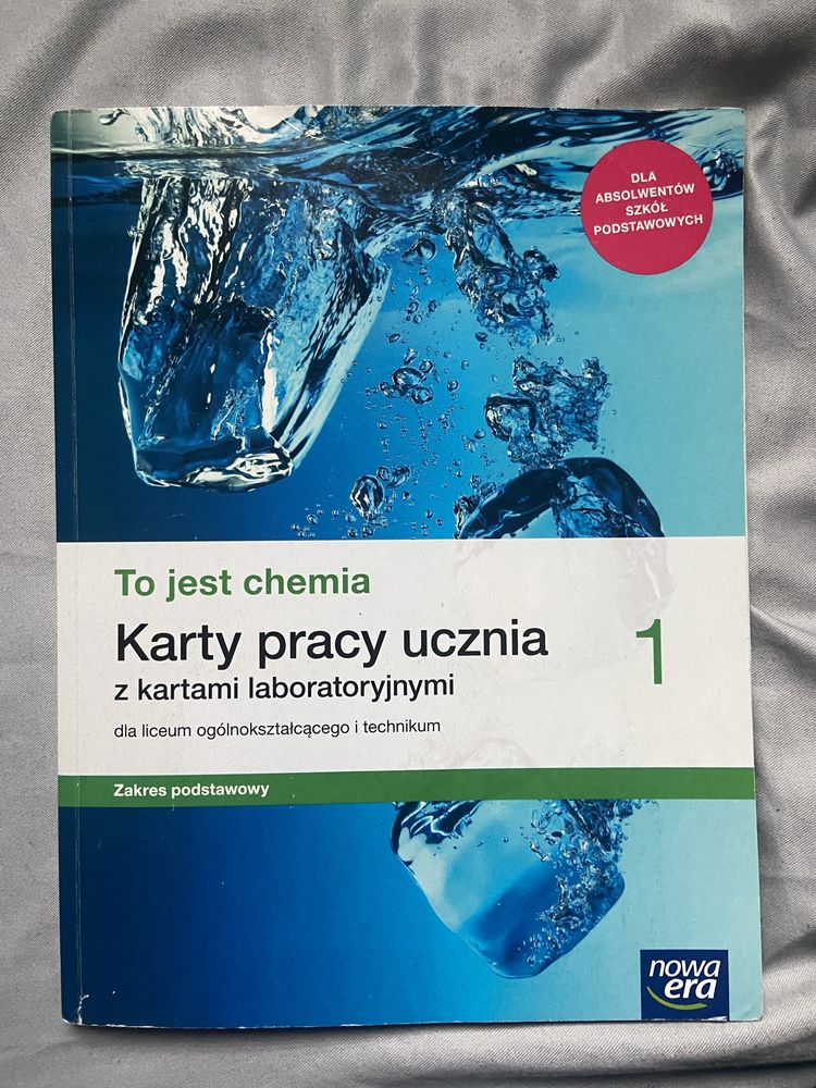 To jest chemia 1 karty pracy ucznia