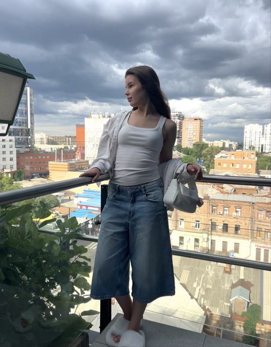 Джинсовые шорты bershka