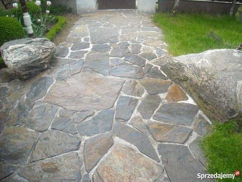 Kamień ścieżkowy szarogłazowy na ścieżki, chodnik