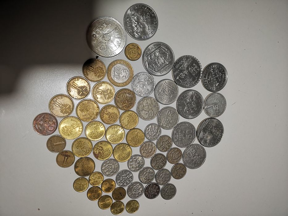 Moedas portuguesas antigas colecção