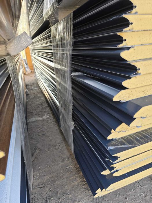 płyty warstwowe 40mm II gat NOWE / panel bramowy