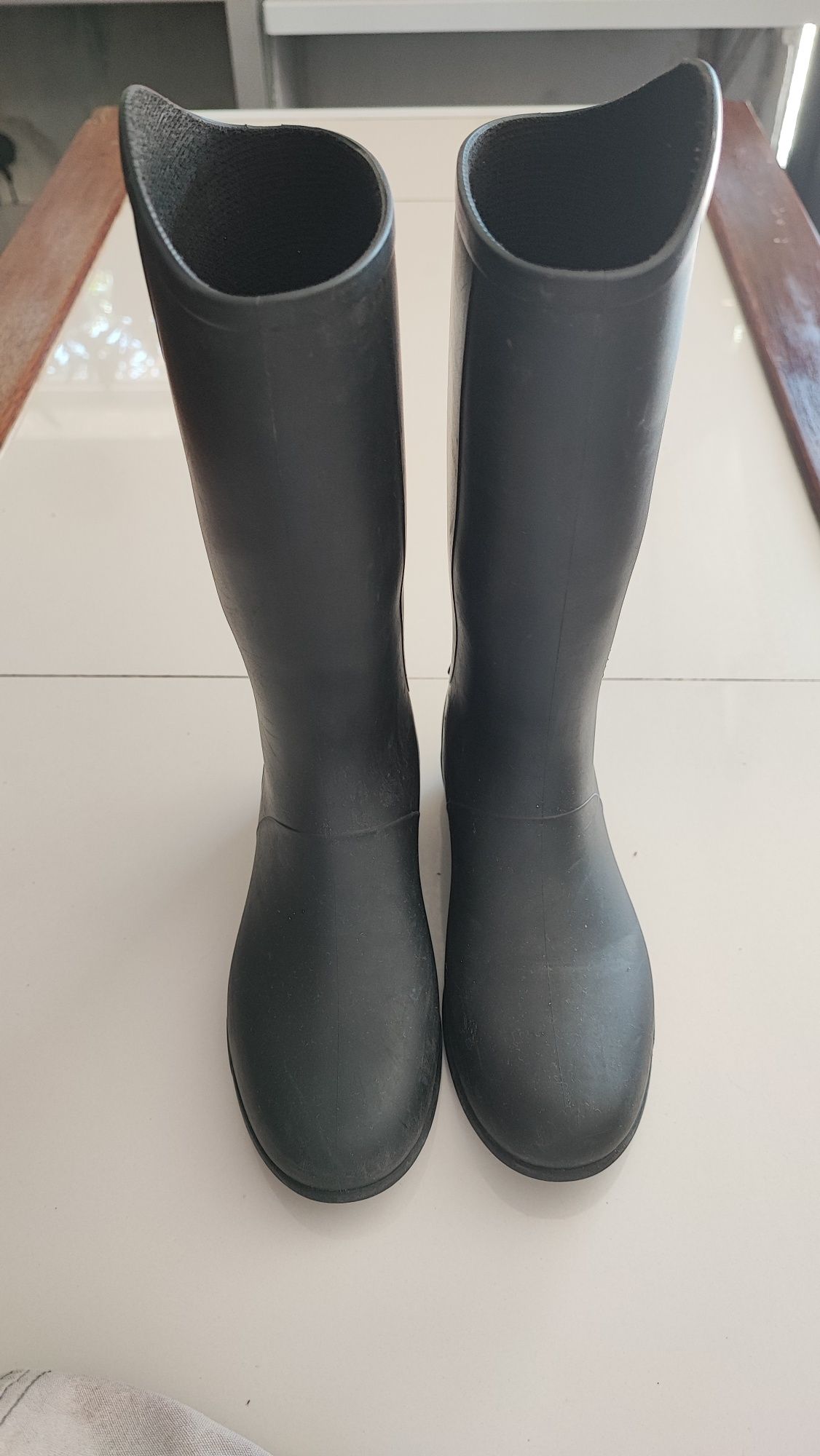 Botas equitação.