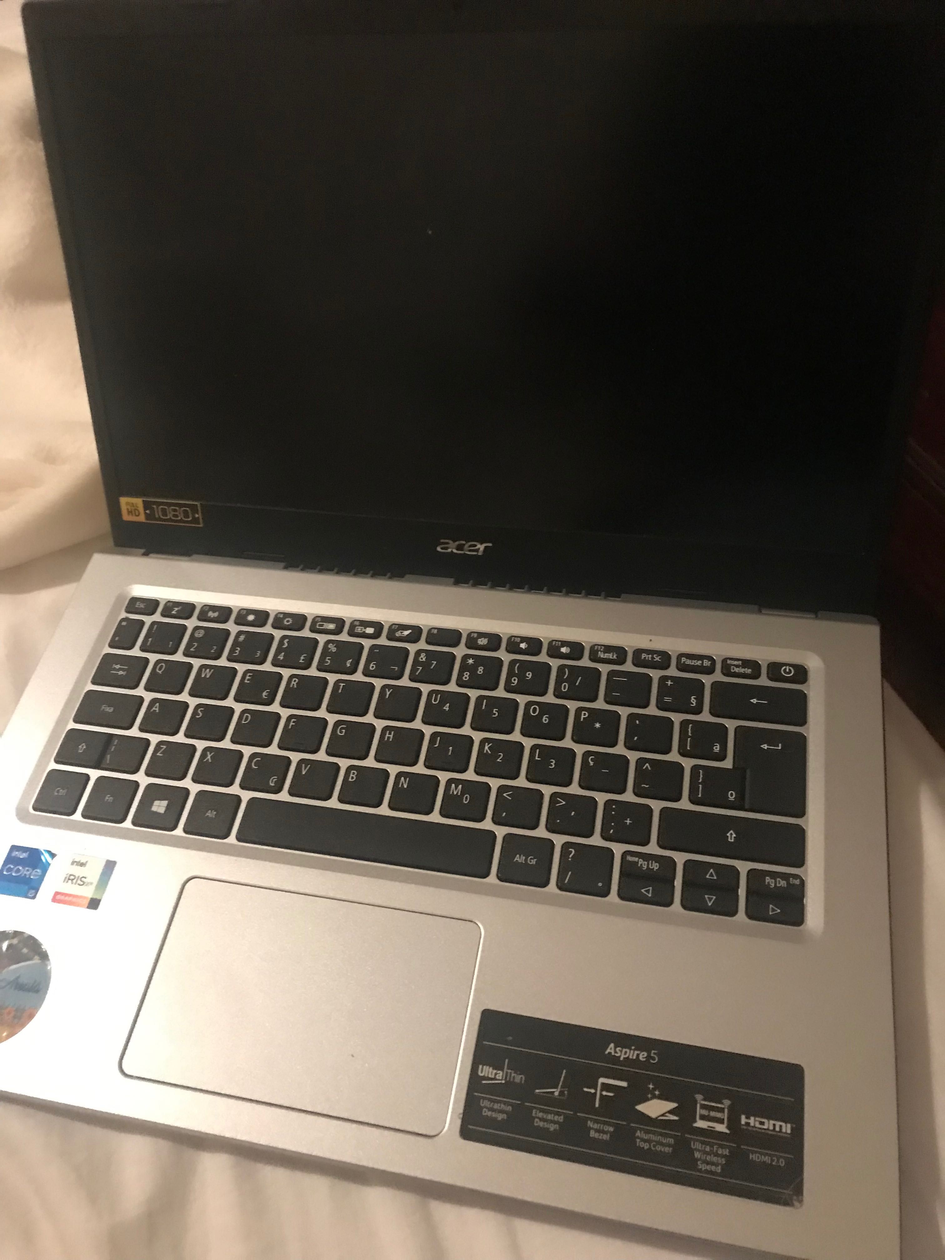 Notebook acer novo