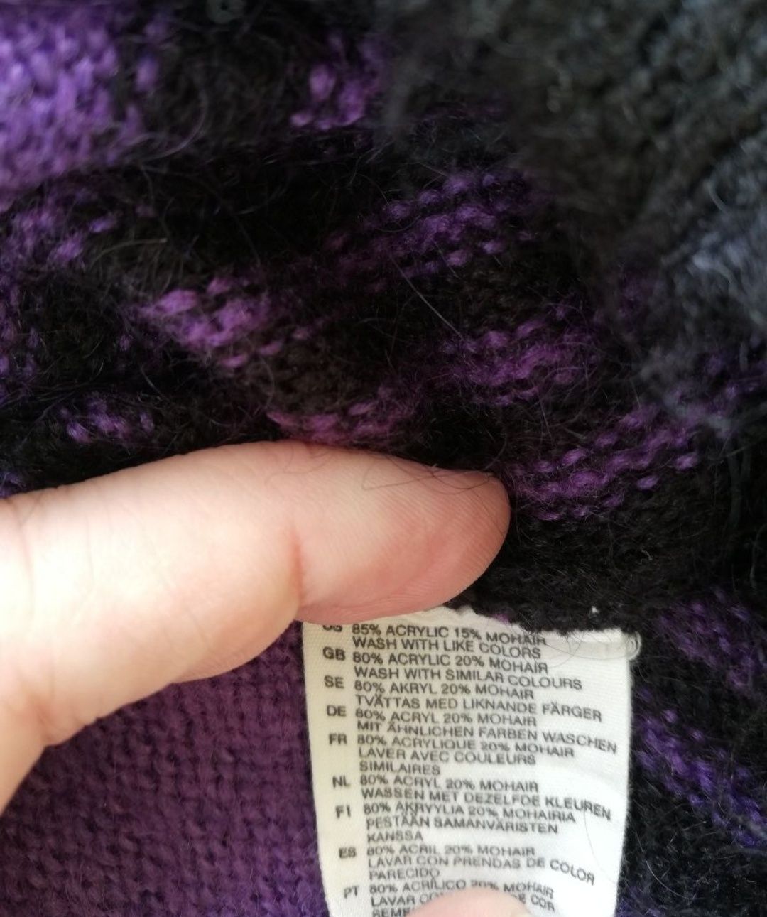 Sweter w paski h&m, nowy