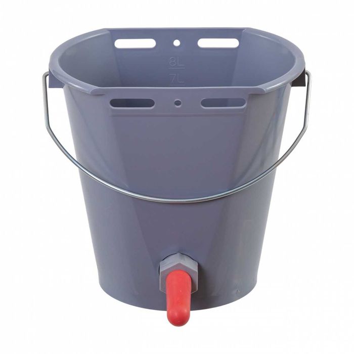 Wiadro do pojenia cieląt kompletne, 8 l.Wiadro laktacyjne dla cieląt