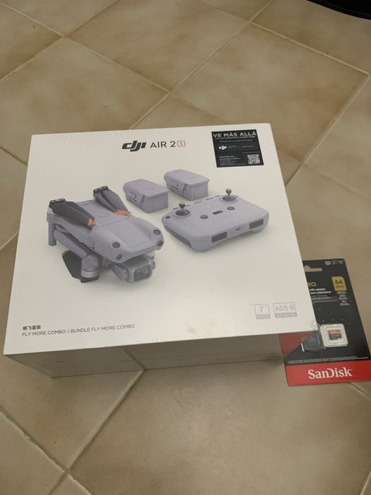 Drone DJI Air 2S – Fly More Combo + Micro SD (Selado)