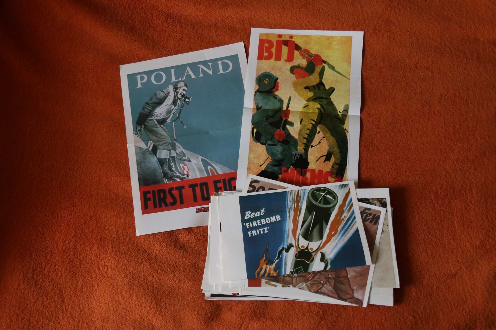 Gazety wojenne - reprinty gazet i plakatów z II Wojny Światowej