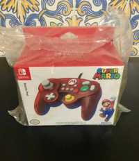 Comando Hori com fio Super Mario Battle Pad  Nintendo Switch (Novo)