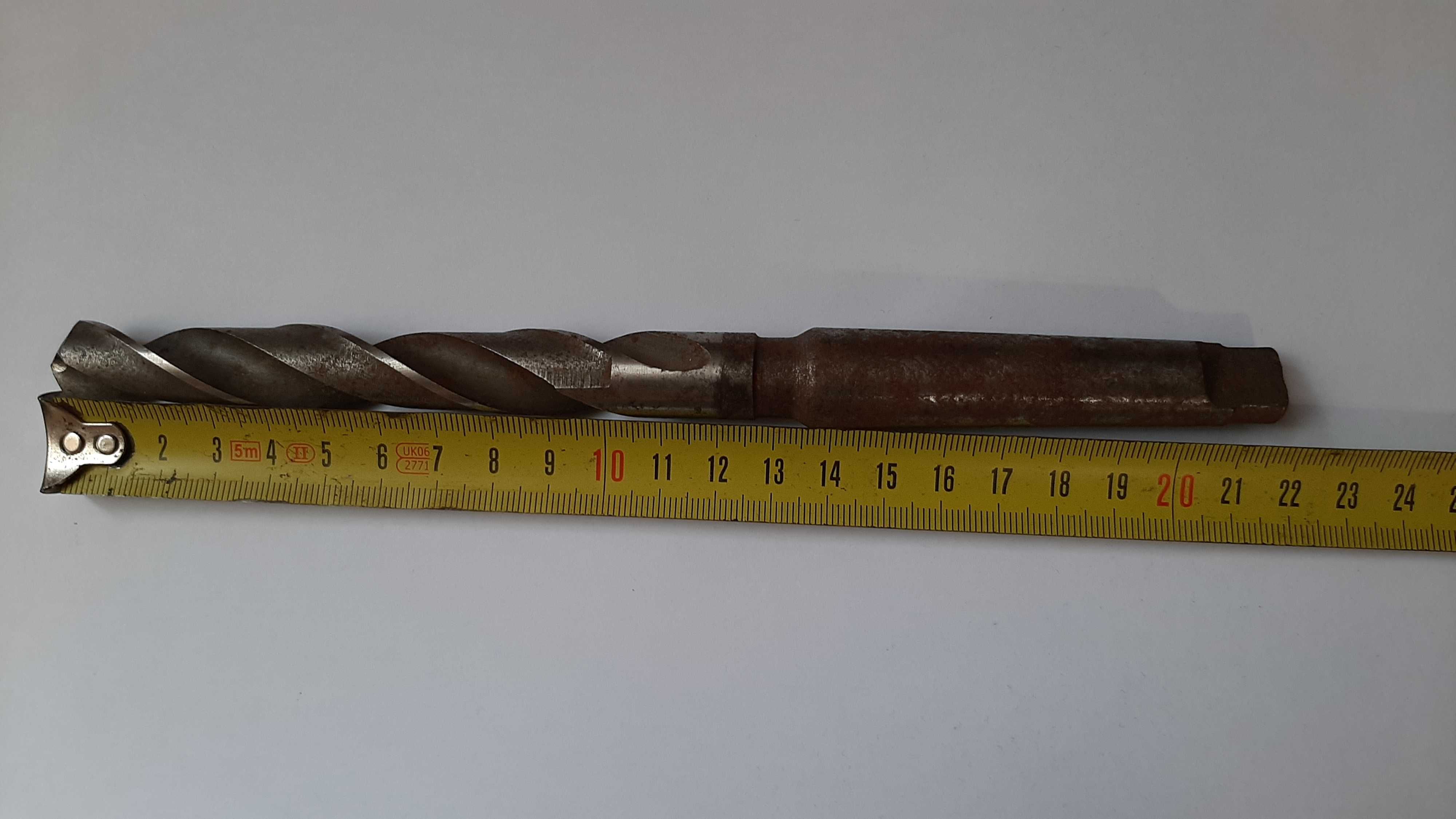 Советское сверло с коническим хвостовиком 15,5 мм длина 21.5 см ссср