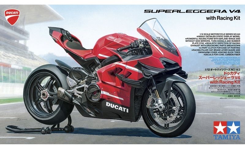 Tamiya 14143 motor Ducati Superleggera V4 With Racing Kit