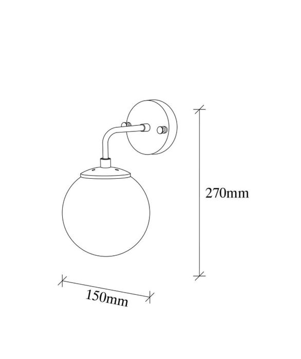 Aplique de parede novo