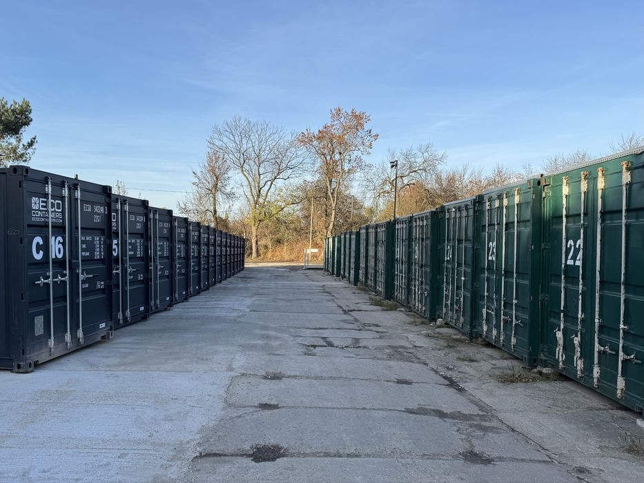 Kontener magazynowy magazyn przechowalnia self storage schowek Łódź